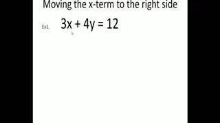 Isolating Y