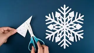 Paper Snowflake #56 - How to make Snowflakes out of paper - Christmas Decor