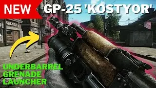 Testing NEW Underbarrel Grenade Launcher in Escape From Tarkov - GP-25 'Kostyor' - AK platform