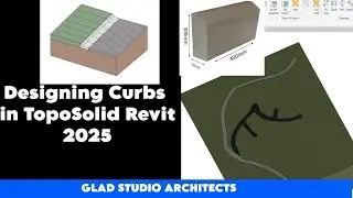 Designing curbs in Toposolid Revit 2025