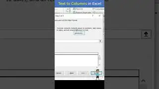 Text to Columns in Excel 