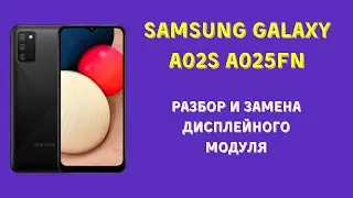Samsung Galaxy A02S A025FN. Разбор и замена дисплейного модуля. Просто видео)))