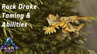 How To Tame A Rock Drake And Abilities | Ark Survival Ascended