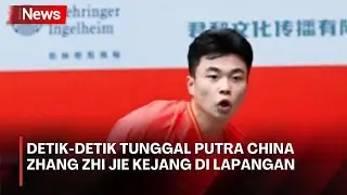 Detik-Detik Tunggal Putra China Zhang Zhi Jie Kejang di Lapangan