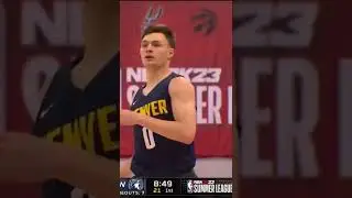 Christian Brauns FIRST BUCKET for the Nuggets was WILD!💥 #shorts