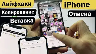 Фишки Копирования на Айфон / Жесты, Отмена действий, Мультикопи