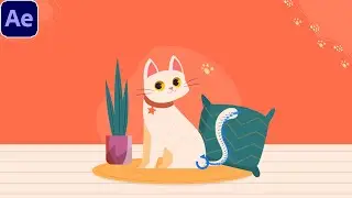 Cat Tail Animation with DUIK ANGELA | After Effects Tutorial