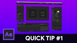 After Effects Quick Tip - Customizing your workspace