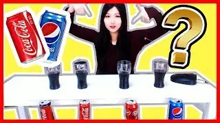 Korean Girl Challenge !! Can I find out the brand by tasting the cola?