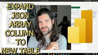 Power BI: Expand JSON Array Column to New Table