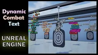 UE4 / UE5 - Dynamic Combat Text (showcase)