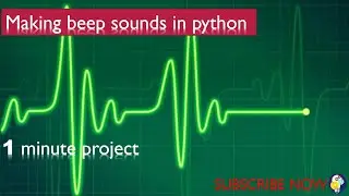 Making Winsound beep sounds in python