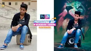 Professional Way Of Background Changing - Adobe Photoshop Tutorial - Portrait Retouching