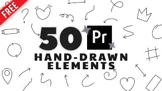 Hand-drawn Elements for Premiere Pro