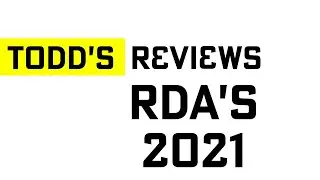 My RDA's of 2021