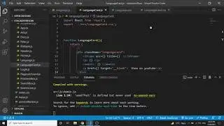 stack overflow  clone  part #21 |  using react JS and redux | Language part creation