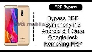 Symphony i15 Frp Lock Bypass | Google Account Lock Bypass | Without PC New Methot 2021!!!