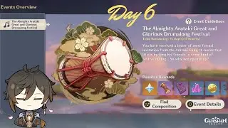 The Almighty Arataki Great and Glorious Drumalong Festival (DAY 6) | Genshin Impact Event
