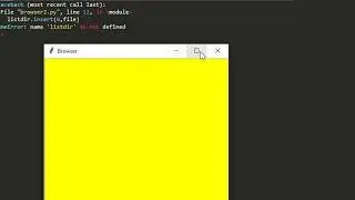 Create a Listbox with the list of file in a directory with Python