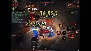 Diablo Immortal - Accursed Tower Solo Run - 1611 Cursed Shards Collected by Free To Play Barbarian