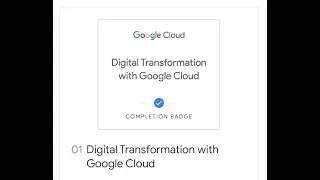 01 Digital Transformation with Google Cloud QUIZ August 2024 (Full)