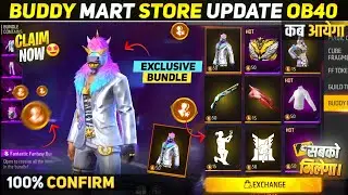 Buddy MART STORE UPDATE FREEFIRE | FREEFIRE Buddy  MART STORE NEW REWARDS | FREEFIRE NEW EVENT |