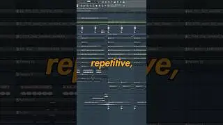 HOW TO MAKE YOUR TRACKS SOUND LESS REPETITIVE! #musicproduction #flstudio #edm #flstudiotutorial