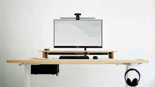 Architects Minimalist ZERO CABLE Desk & Gaming PC Setup