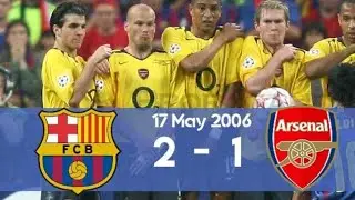 Barcelona vs Arsenal 2006  UCL Final highlights