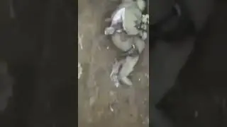 Солдат отбрасывает гранаты