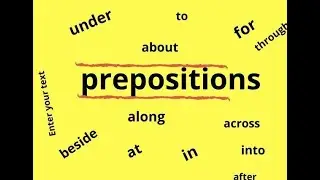 Prepositions best usage