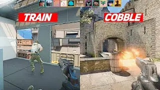 ПЕРВЫЙ ММ НА НОВОМ DE_COBBLESTONE И DE_TRAIN В CS2
