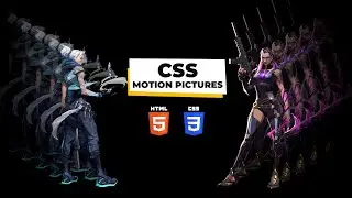 Motion Picture Animation Effects Using HTML CSS | Valorant Motion Picture Animation