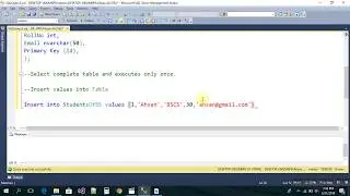 Primary Key By Query in SQL.