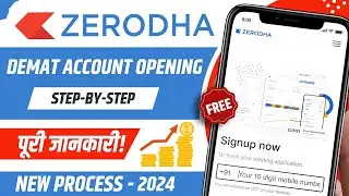 Zerodha kite Demat account Opening process 2024 | Zerodha me New account Kaise Khole step by step