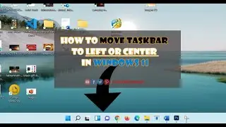 How to Move Taskbar in Windows 11