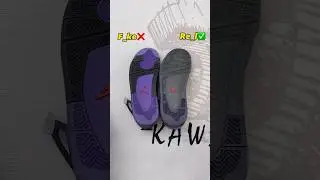 Real Vs Fake Travis Scott Family & Friends Jordan 4 