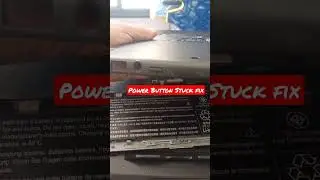 Stuck Power Button Laptop Fix