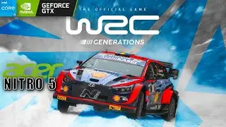 WRC Generations – The FIA WRC Official Game Gameplay Acer Nitro 5 GTX-1650 i5 9300H 16GB RAM