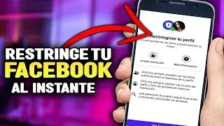 Restringir perfil de Facebook| Aprende como activar restringir perfil de Facebook| 2024-2025-2026