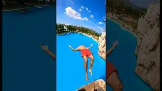 Dude tries back flip for the first time in Blue Tree Phuket