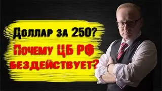 Курс доллара по 250? Почему Банк России бездействует?