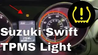 Suzuki Swift TPMS Light Reset 2017 incl Swift Sport Tyre Light Tire Light Warning