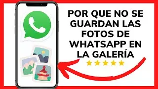 😱😉POR QUE NO SE GUARDAN LAS FOTOS DE WHATSAPP EN LA GALERÍA😊