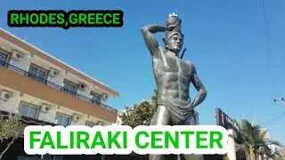 FALIRAKI CENTER/RHODES NEW TOWN IN SEPTEMBER 2021