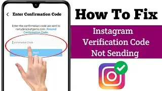 Fix instagram 6 digit code not received | Enter confirmation code it may take up to a minute