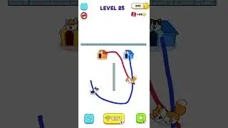 LEVEL 25 DOGE CANNOT TOUCH OTHER DOG? Doge Rush to Home: Draw Puzzle #short #doge #dogs #dog #puzzle