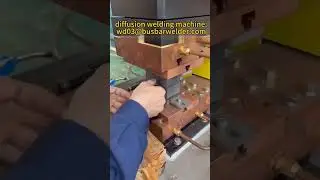 The BEST Way to Weld Copper flexible busbar? HAIFEI Diffusion Welding Machine #welder#weldingmachine