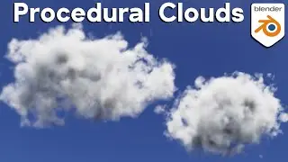 Procedural Cloud Material ☁️ (Blender Tutorial)