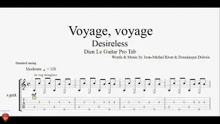 Voyage Voyage - Guitar Tutorial + TAB